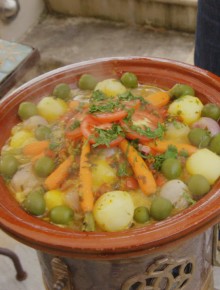Berber Tagine Recipe With Meat and Vegetables