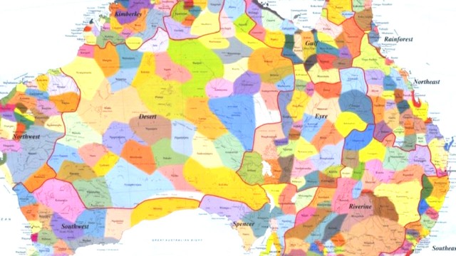 Tindale Map Of Australia Genesis Of The Nations Map | Nitv