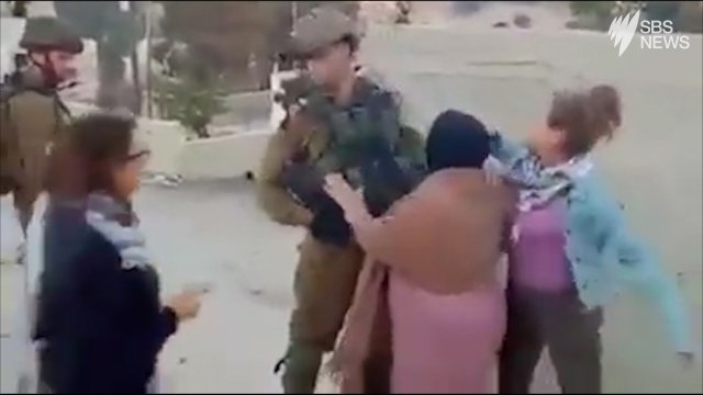 Palestinian Girl Ahed Tamimi Arrested After Slapping Israeli Soldier Sbs Popasia 6437