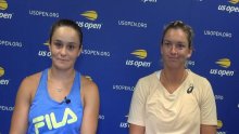 Barty and CoCo all smiles after reaching US Open doubles final