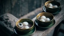 Black sesame tangyuan