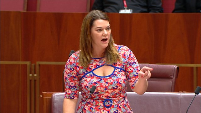 Sarah Hanson Young Thanks De Natale And Condemns Senators For Slut