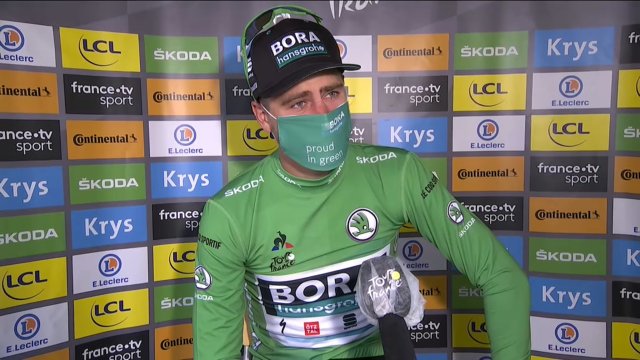 peter sagan  holds  green jersey sbs  demand