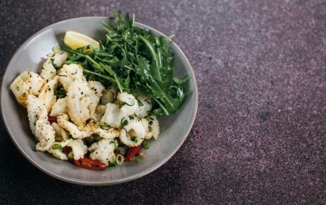 Pub-style salt and pepper squid