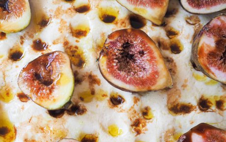 Gluten free fig and pecorino focaccia (Focaccia ai fichi e pecorino senza glutine)