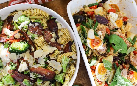 Nicoise pasta salad