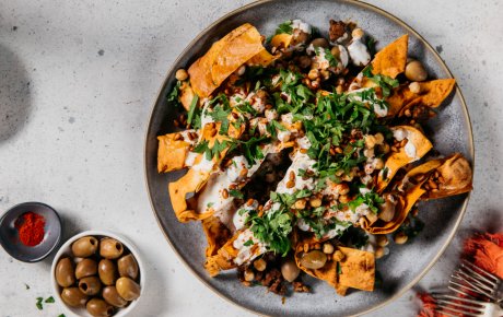 Lamb and Green Olive Fatteh