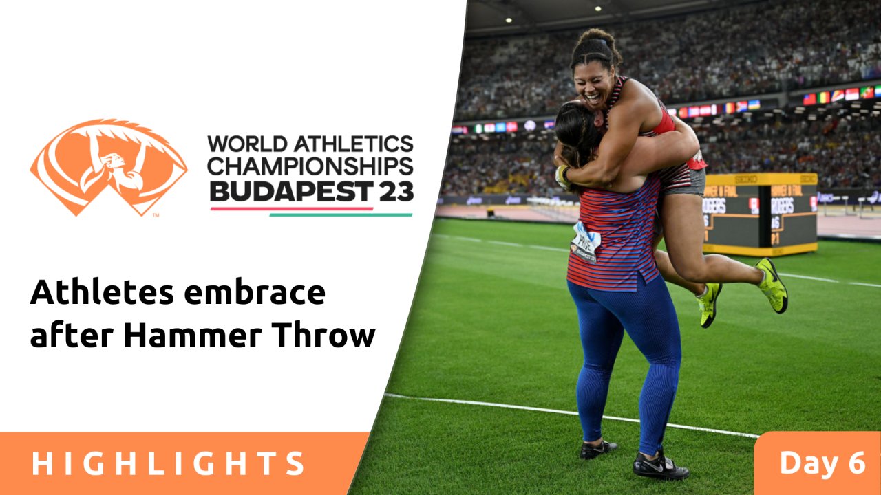 World Athletics Championships: Camryn Rogers wins hammer throw