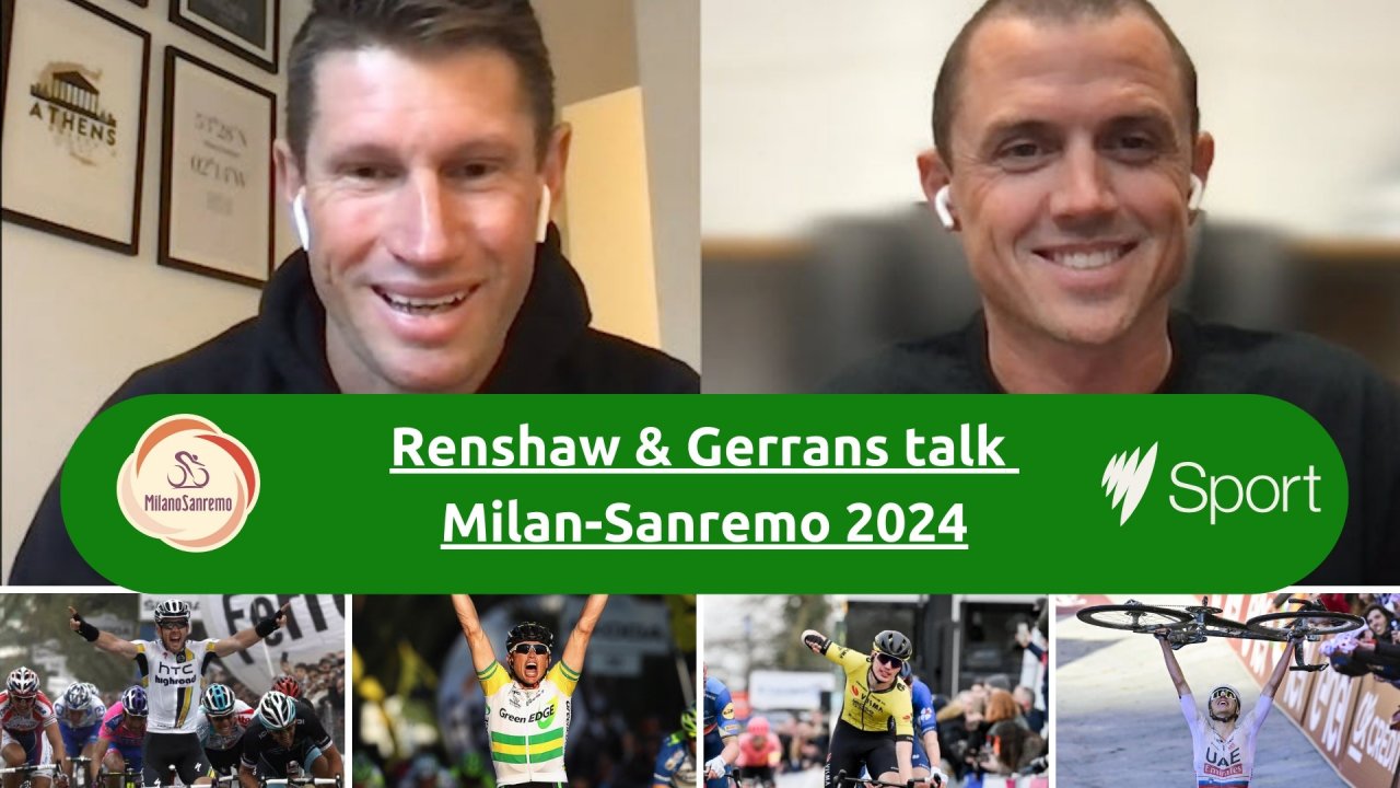 MilanSanremo 2024 and more with Gerrans and Renshaw! ️ Desfrute da