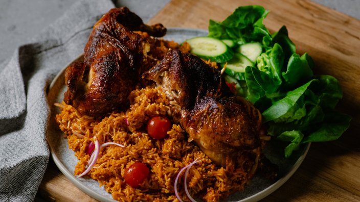 Chicken And Jollof Rice